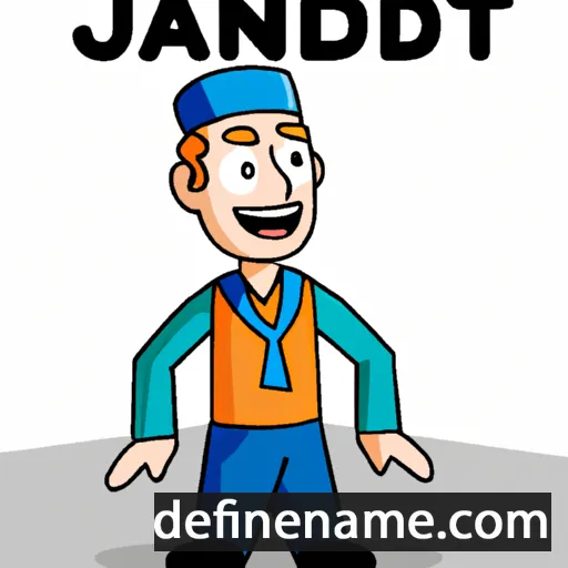 cartoon of the name Jandet