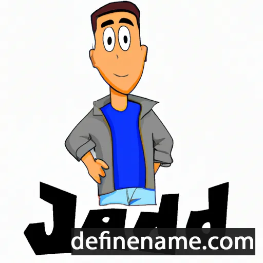 cartoon of the name Janed