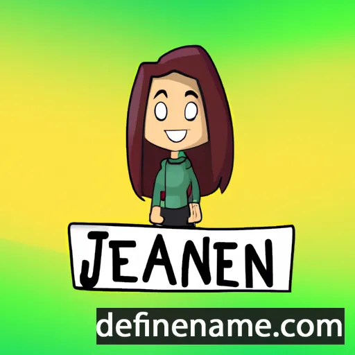 cartoon of the name Janeen