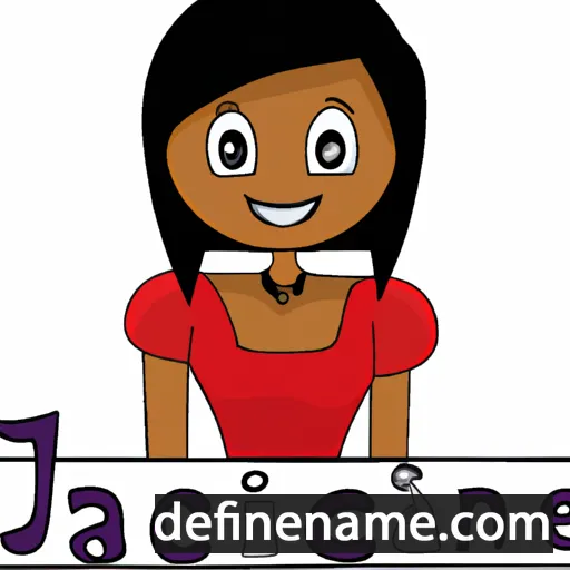 cartoon of the name Janeice