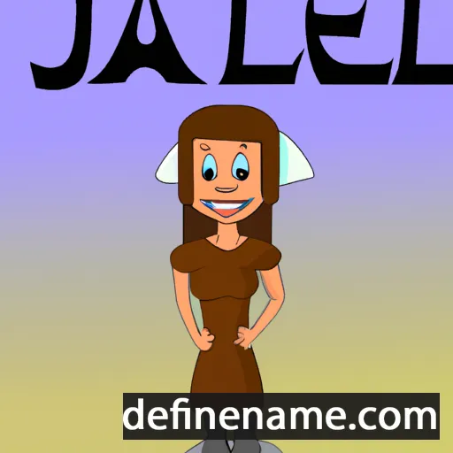 cartoon of the name Janell