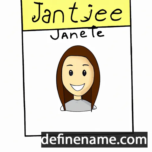 cartoon of the name Janete