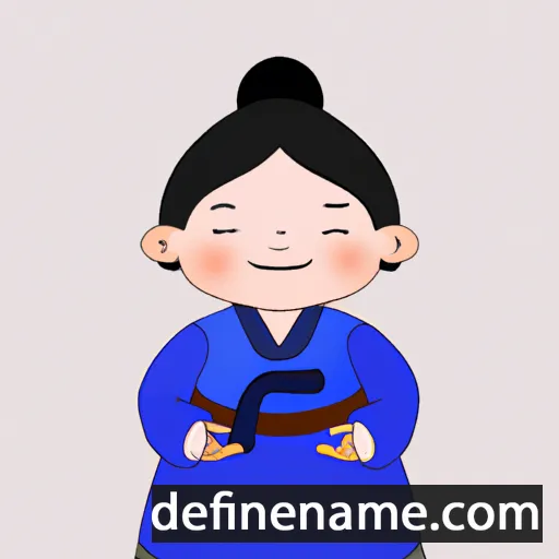 cartoon of the name Jang-mi