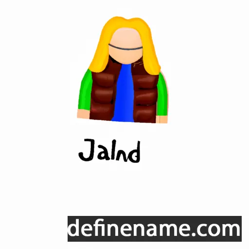 Janhild cartoon