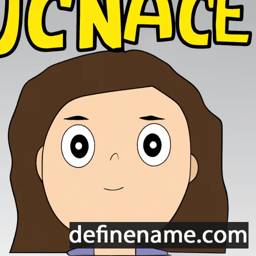 cartoon of the name Janica