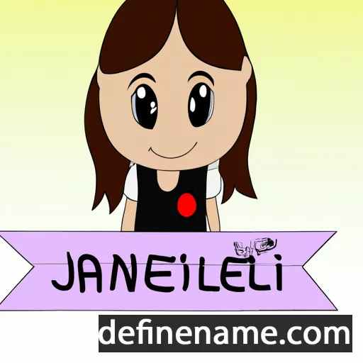 cartoon of the name Janiella