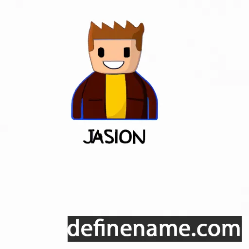 cartoon of the name Janison