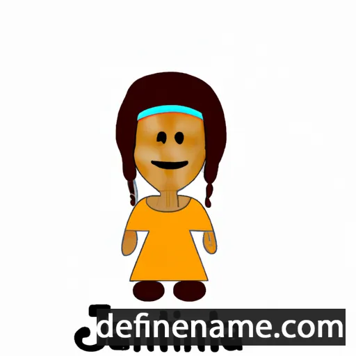 cartoon of the name Janita