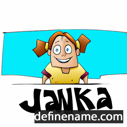 cartoon of the name Janka