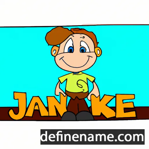 cartoon of the name Janke