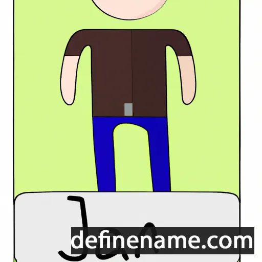 cartoon of the name Jann