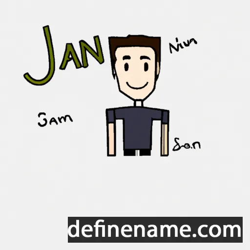 cartoon of the name Jann