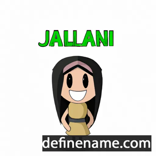 cartoon of the name Jannali