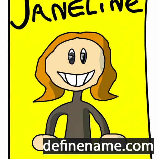 cartoon of the name Jannelien