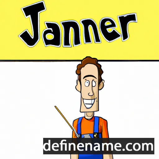 cartoon of the name Janner