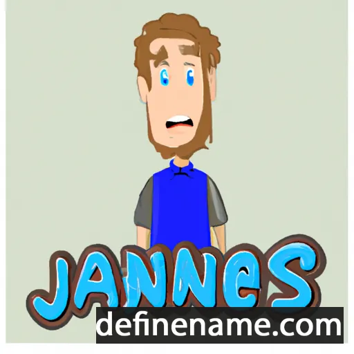 cartoon of the name Jannes