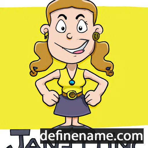 cartoon of the name Janneting