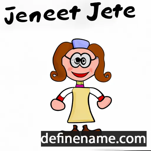 cartoon of the name Jannetje