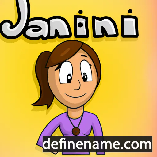 cartoon of the name Janni