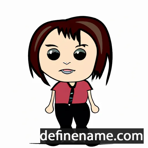 cartoon of the name Jannie