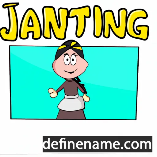 cartoon of the name Janniting