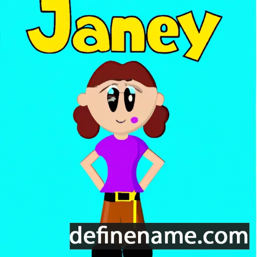 cartoon of the name Janny