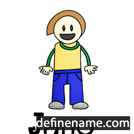 cartoon of the name Jano