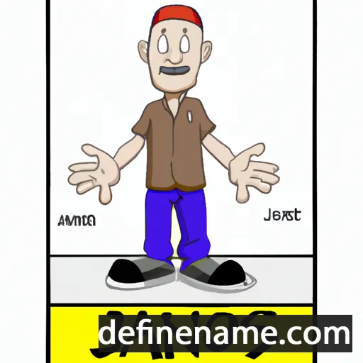 cartoon of the name Janos