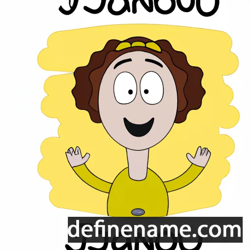 cartoon of the name Janou