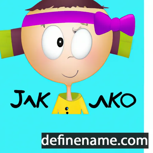 cartoon of the name Janouk