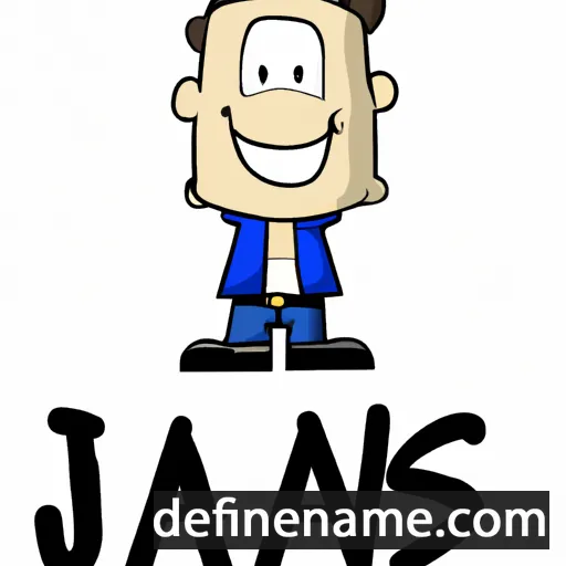 cartoon of the name Jans