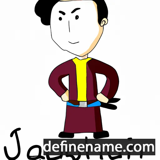 cartoon of the name Jansugh