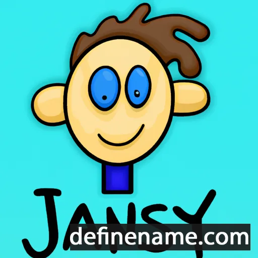 cartoon of the name Jansý