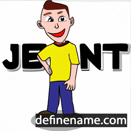 cartoon of the name Jantek