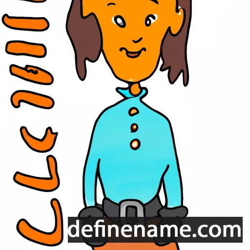 cartoon of the name Janvière