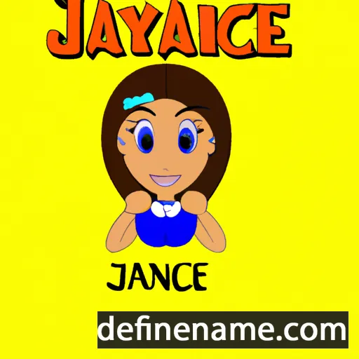 cartoon of the name Janyce