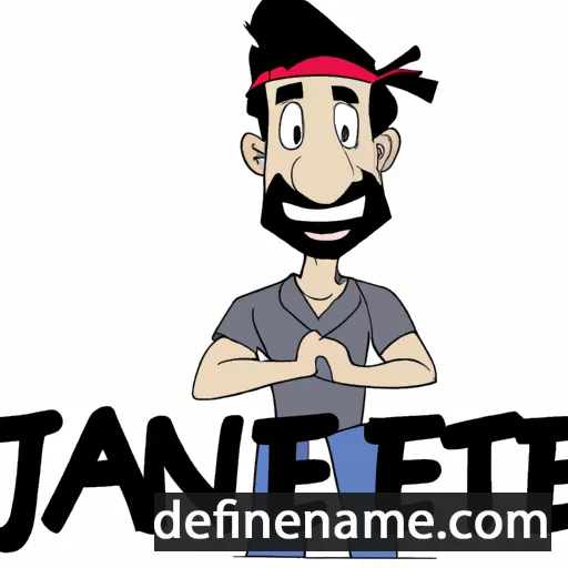 cartoon of the name Japneet