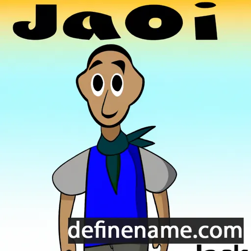 cartoon of the name Jaqi