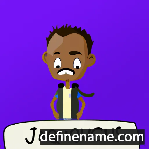 cartoon of the name Jaquavious