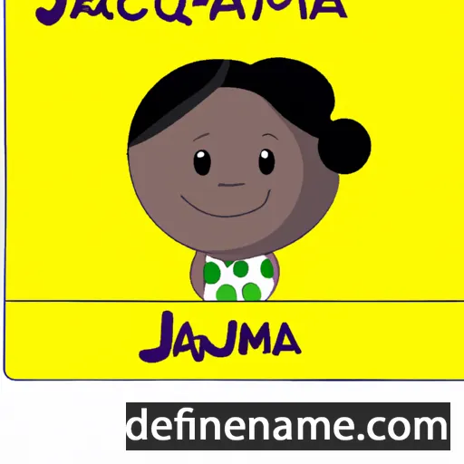 cartoon of the name Jaquema