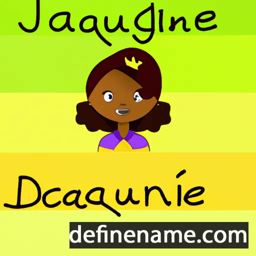 cartoon of the name Jaquemine