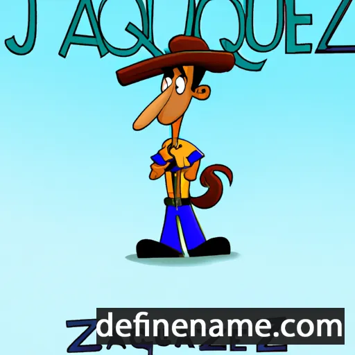 cartoon of the name Jaquez