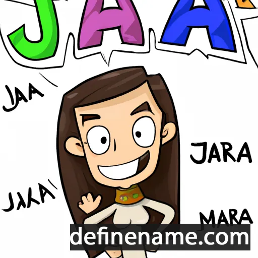 cartoon of the name Jara