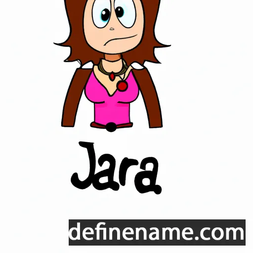 cartoon of the name Jara