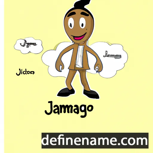 cartoon of the name Jaramogi