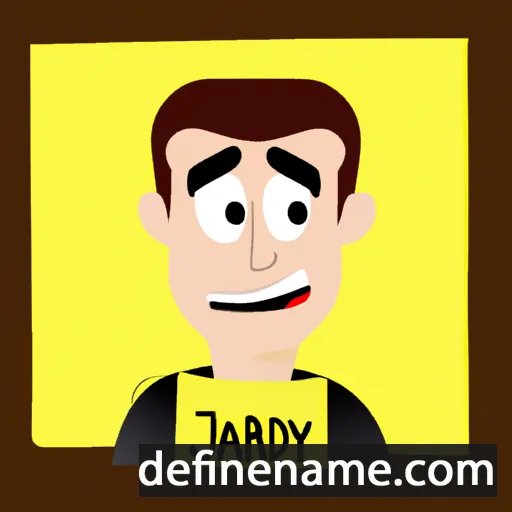 cartoon of the name Jardany