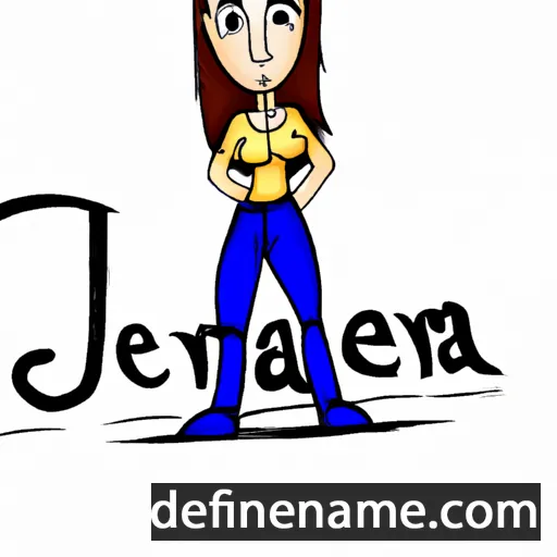 cartoon of the name Jarena