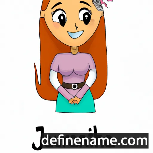 cartoon of the name Jariana