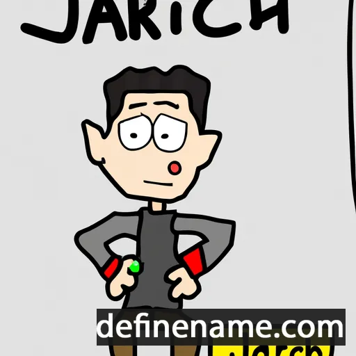 cartoon of the name Jarich