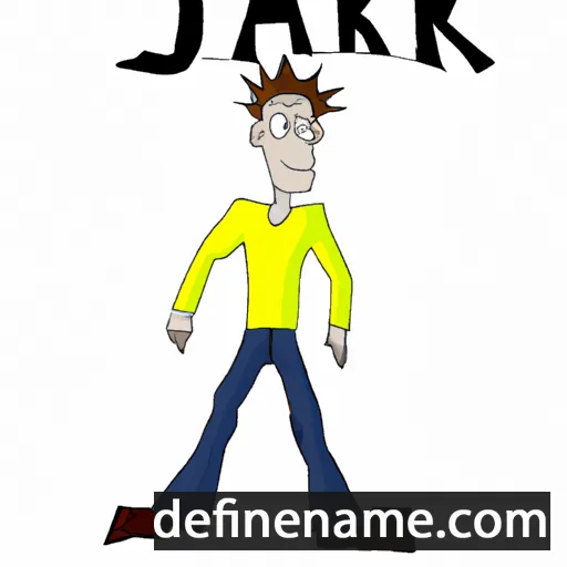 cartoon of the name Jark